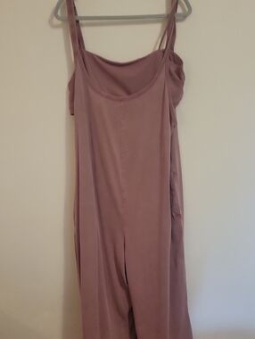 Women's Mauve Sleep Romper - Lightweight Spaghetti Strap Sleepwear